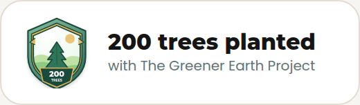 Oynk plants trees with The Greener Earth Project